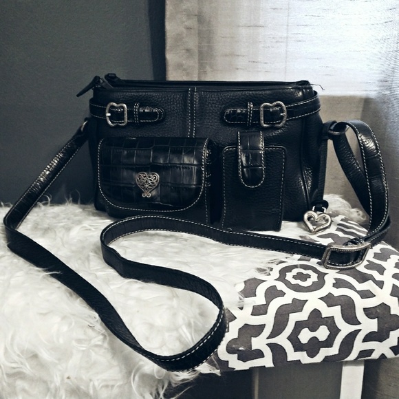 Brighton Handbags - Brighton Organizer Cross Body Handbag Great Cond
